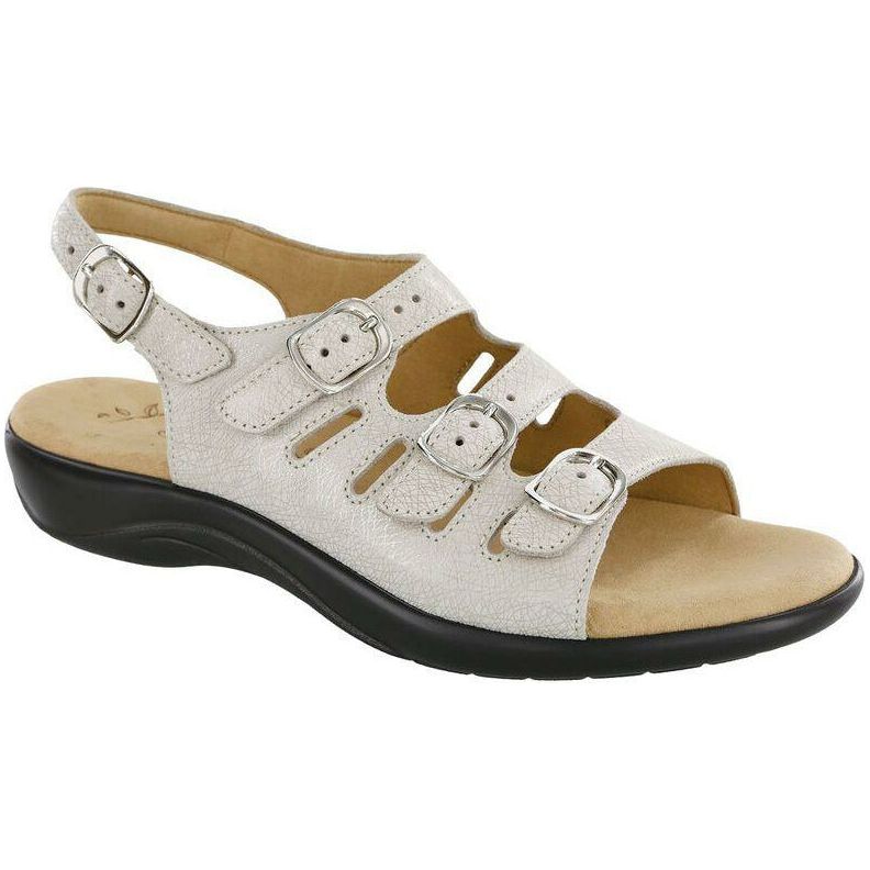 SAS Women's Mystic Slingback Sandal in Web Linen