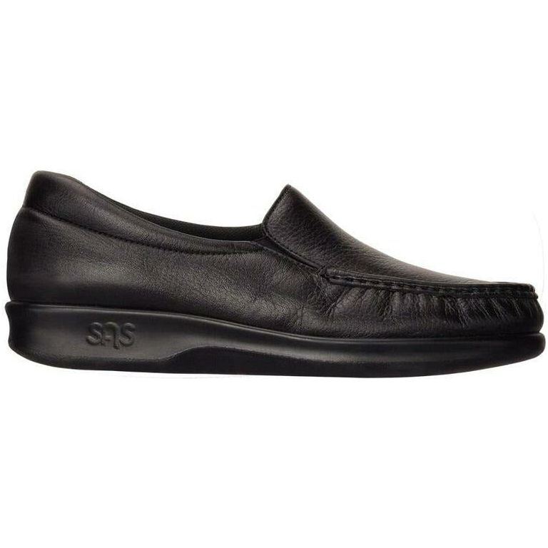 SAS Women's Twin Slip On Loafer in Black