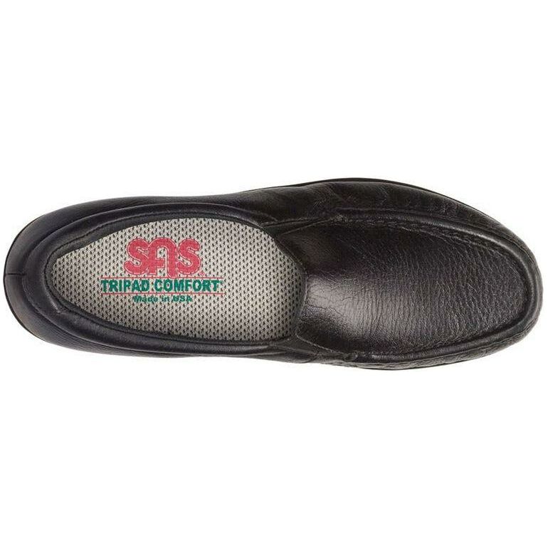 SAS Women's Twin Slip On Loafer in Black