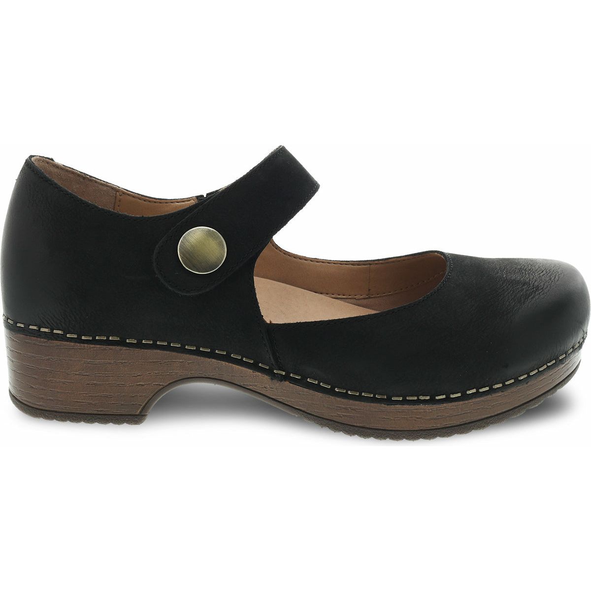 Dansko Women's Beatrice in Black Burnished Nubuck