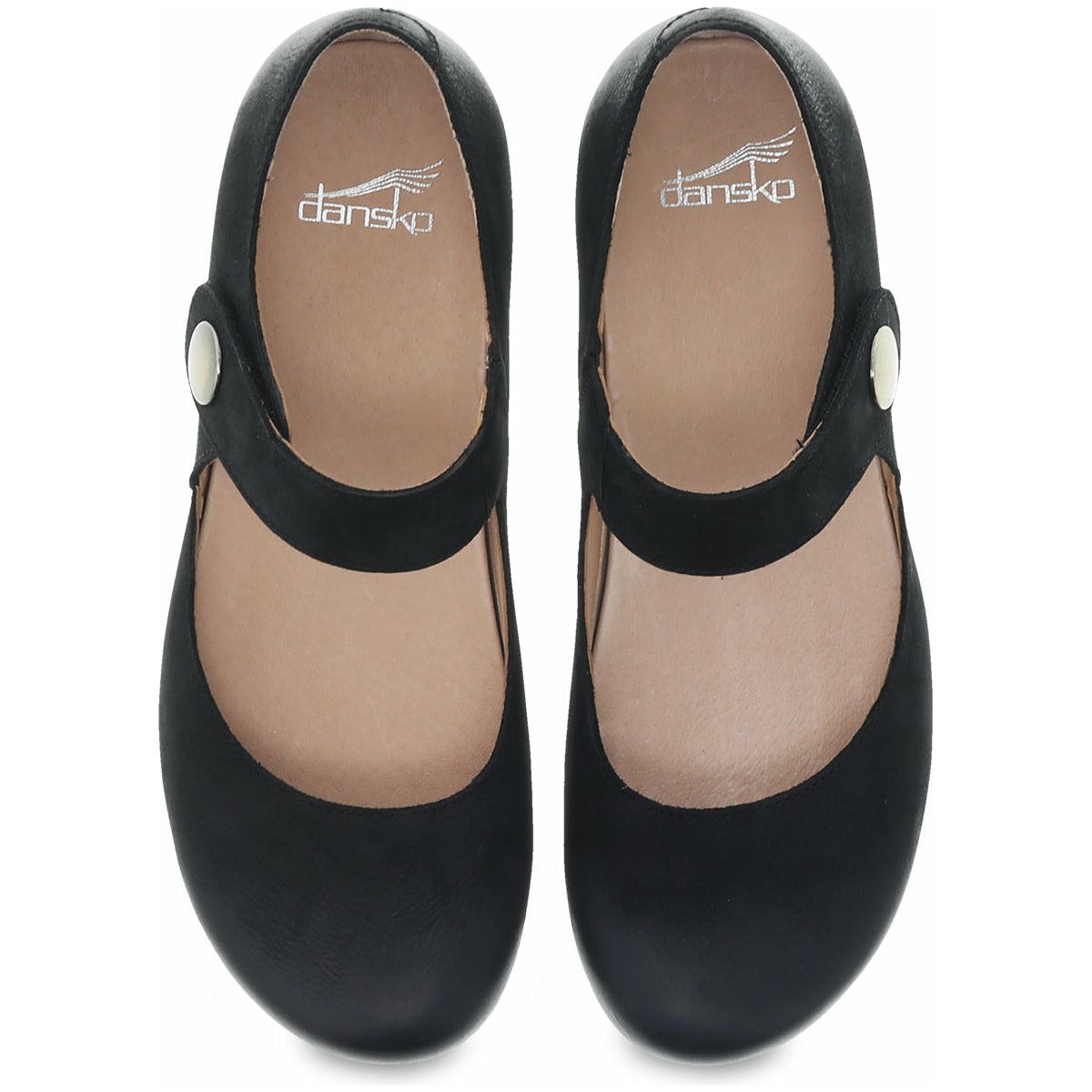 Dansko Women's Beatrice in Black Burnished Nubuck